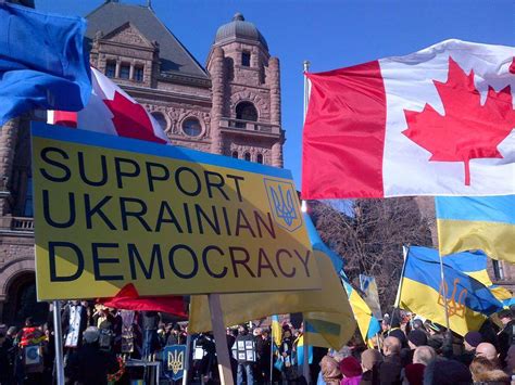 support for ukraine in canada